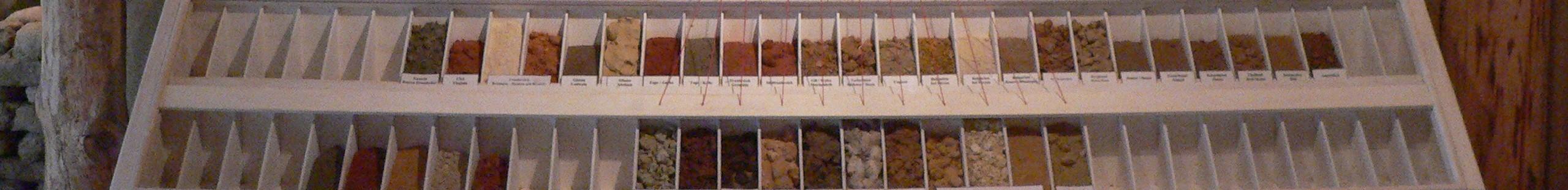 Lehmproben aus aller Welt