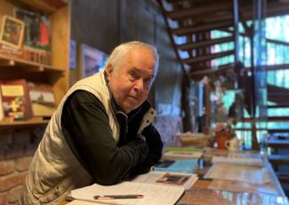 Burkard Rüger sprach beim digitalen Stammtisch des Netzwerks "der Nordosten baut grün" über 'Graue Energie'