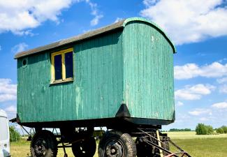 Alter Wagen kommt als kleines Haus ganz groß raus