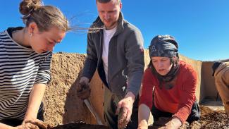 Der Ofen wächst und gedeiht.