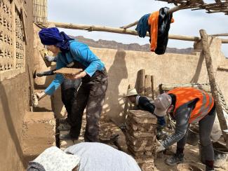 Mit Eifer die letzten Arbeiten beenden