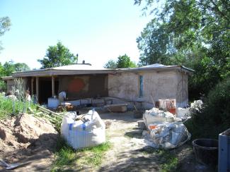 Wangeliner Garten-Café im Bau